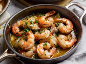 Garlic Butter Shrimp Skillet