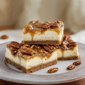 Pecan Pie Cheesecake Bars Recipe