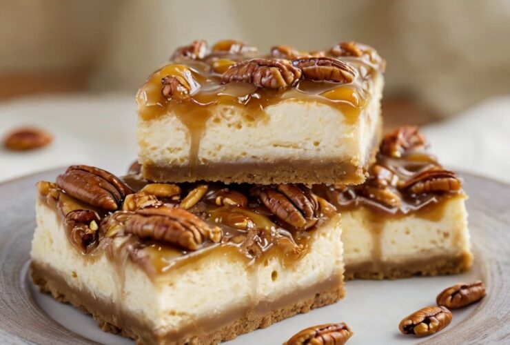 Pecan Pie Cheesecake Bars Recipe