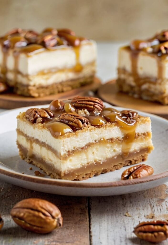 Pecan Pie Cheesecake Bars Recipe