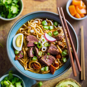 Slow Cooker Beef Ramen Noodles Recipe